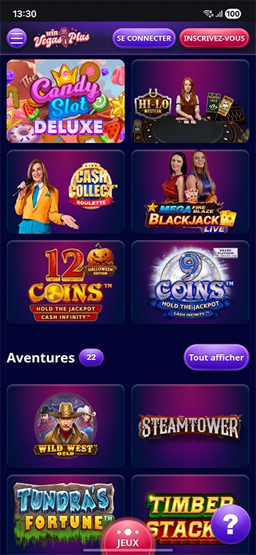 code promo Vegas Plus